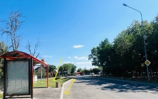 Проблемы с безопасностью у нового остановочного комплекса в Аксая