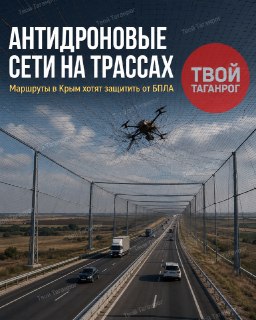 Антидроновые Сети Защитят Трассы из Ростовской Области в Крым